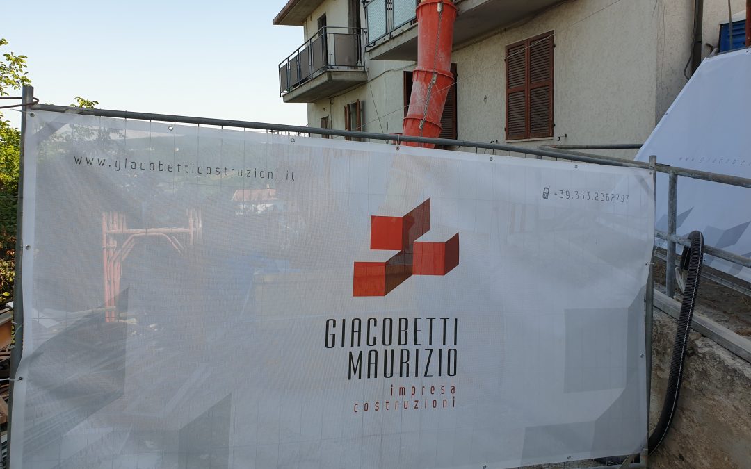 Nuovo cantiere a Folignano